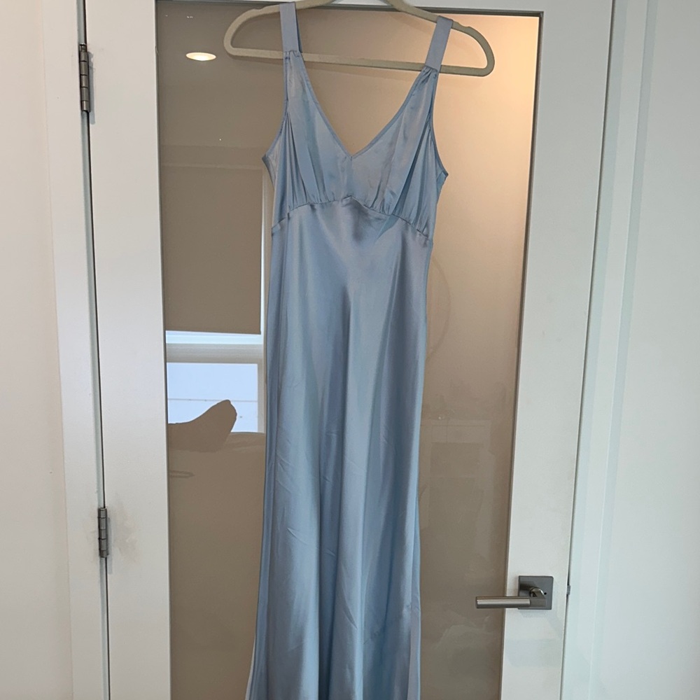 Reformation Light Blue Maxi Dress